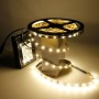 Kit bande LED blanc chaud 60LED/m IP20 2m50 avec batterie 1800mAh