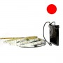 Kit bande LED rouge 60LED/m IP20 2m50 avec batterie 1800mAh