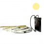 Kit bande LED blanc chaud 60LED/m IP20 5m avec batterie 1800mAh