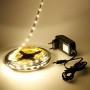 Kit ruban LED blanc chaud 60LED/m IP20 2m50 avec alimentation 220V