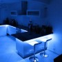 Kit ruban LED blanc chaud 60LED/m IP20 5m avec alimentation 220V