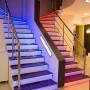 Kit ruban LED bleu 60LED/m IP20 5m avec alimentation 220V