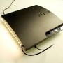 Bande LED USB tuning PC 5V blanc chaud 60LED/m étanche 100cm