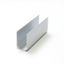 U de fixation en alu pour néon led flexible bulbe