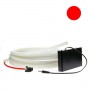 Kit ruban LED néon rouge étanche IP68 2m50 avec boitier piles