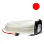 Kit ruban LED néon rouge étanche IP68 2m50 avec batterie 4200mAh