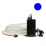 Kit ruban LED néon bleu étanche IP68 2m50 avec alimentation 220V