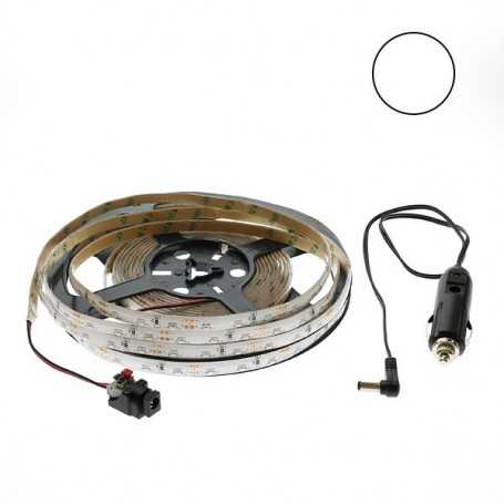 Kit ruban LED side blanc 60LED/m étanche 5m 12V tuning auto