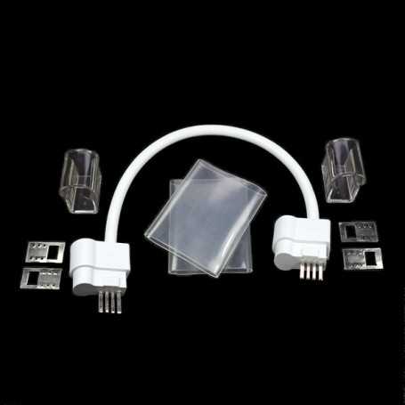 Connecteur pour 2 néon led bulbe RGB