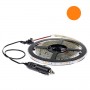 Kit bande LED orange 60LED/m étanche 5m 12V tuning auto