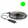 Kit bande LED verte 60LED/m étanche 5m 12V tuning auto