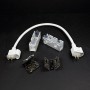 Raccord souple pour 2 néons led bulbe monocouleurs