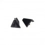 Bouchons de terminaison NOIR pour profilé led d'angle (x2)
