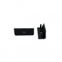 KIT profilé alu SURFACE XL NOIR de 1m avec diffuseur givré