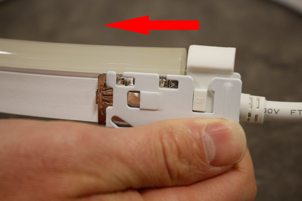 Pose de la gaine thermorétractable
