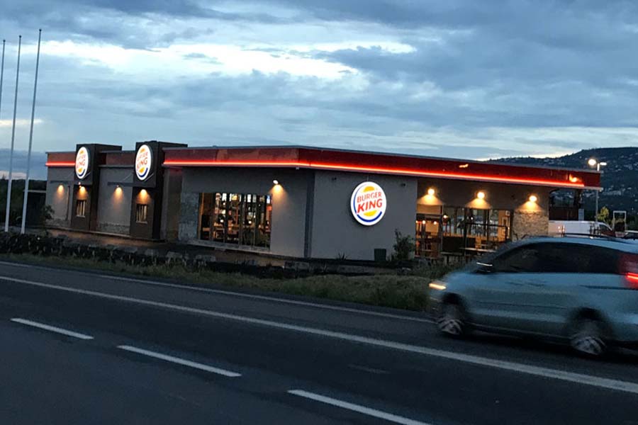 Néon LED Burger King