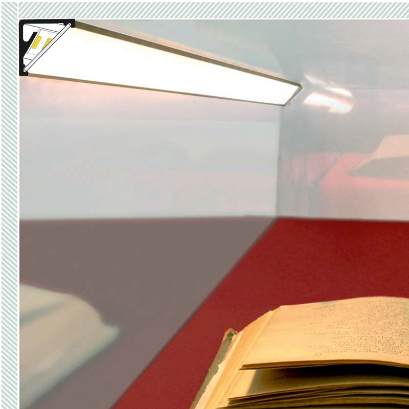 Profilé alu LED d'angle